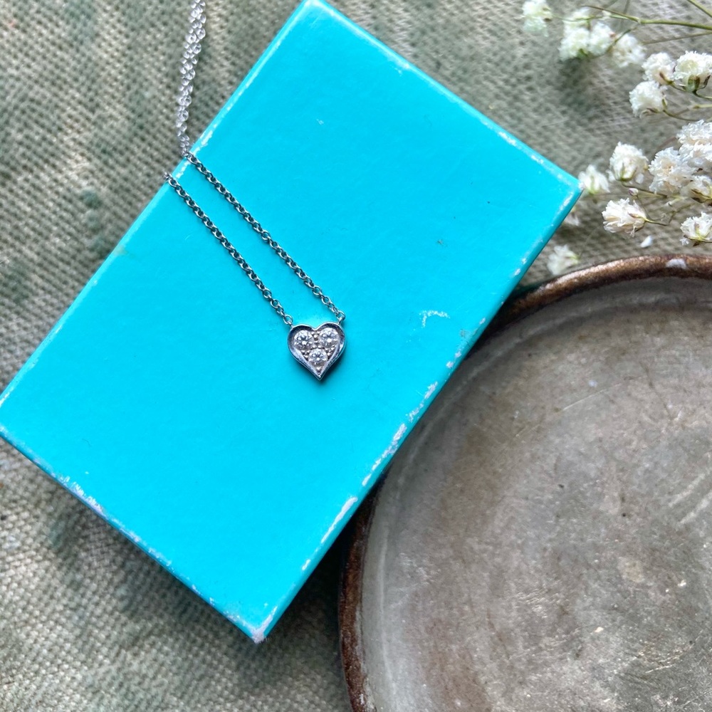 Tiffany and co. Diamond Heart Pendant